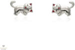 Újvilág Kollekció Ezüst gyerek cica fülbevaló - 02107-333