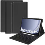 Samsung Tab A9 Plus (11.0) SM-X210 / X215 / X216B, Bluetooth billentyűzetes mappa tok, érintőceruza tartó, érintőceruza nélkül, TP SC Pen Holder + Keyboard, fekete - mobilkozpont