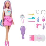 Mattel Barbie, Par stralucitor in culorile curcubeului, papusa si accesorii, JJP07 Papusa Barbie