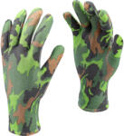TOYA 74113 Kertészkesztyű Zöld Terepmintával 8-As (74113)