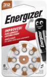 Energizer AZ312DP8 Cink Air elem, 312-es méretű hallókészülékekhez, 8 db
