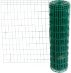 Strend Pro Garden Ponthegesztett háló, Strend Pro Garden Europlast 2, sötétzöld, 100 cm x 25 m, rácsméret: 100 x 50 mm, drótvastagság: 2, 2 mm, PVC bevonatos, négyszögletű (TC431214)