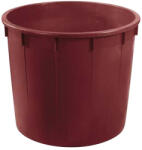 Ics Élelmiszeripari hordó, ICS P150502, bordó, 500 l, átmérő: 104 cm, magasság: 82 cm, fedél nélkül (TC254248)