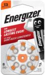 Energizer AZ13DP8 cink-levegő elem készlet, 13-as méret hallókészülékekhez, 8 db