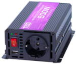 TED Electric Convertor de la 12V la 230V 500W unda sinusoidala modificata - TED007032 (A0116826)