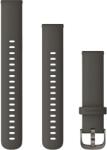 Garmin Quick Release 18mm Graphite, sötétszürke szilikon óraszíj
