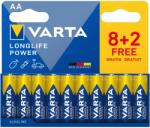 VARTA Longlife Power alkáli elem, AA 8+2 db (4906121710)