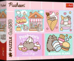Trefl 13371 - Meet the Pusheen - 4 x 250 db-os puzzle (13371)