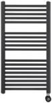 WENTOREX Tolla Electric 400 Watt elektromos törölközőszárító radiátor (fekete - 500 mm) - kazanexpressz