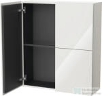 Duravit L-CUBE 70x80 cm-es, 2 ajtós felső szekrény, fényes fehér LC116702222 (LC116702222)