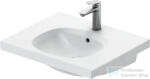 Duravit AURENA 60x50 cm-es falra szerelhető mosdó kerámia fedeles click-clack leeresztővel, DuraShield® bevonattal, fényes fehér 238760AA00 (238760AA00)