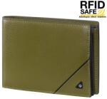 Samsonite EDGY nagy RFID védett zöld-fekete szabadon nyílói pénz és irattartó tárca 156182-2028 - minosegitaska
