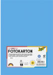 Dekorkarton, 2 oldalas, A4, 300 g, 50 lap, FOLIA, óceánkék (614/50 33) - mystock