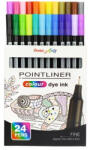 Pentel Tűfilc készlet, 0, 4 mm, PENTEL "Pointliner", 24 különböző szín (S40-24) - mystock