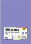  Dekorkarton, 2 oldalas, A4, 300 g, 50 lap, FOLIA, ibolyakék (614/50 37)