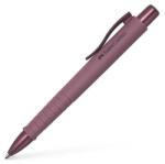 Faber-Castell Golyóstoll, 0, 7 mm, nyomógombos tolltest, bordó tolltest, FABER-CASTELL "Poly Ball Urban", kék (241119) - mystock