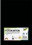  Dekorkarton, 2 oldalas, A4, 300 g, 50 lap, FOLIA, fekete (614/50 90) - mystock