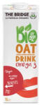 The Bridge Növényi ital, gluténmentes, bio, dobozos, 1 l, THE BRIDGE, Omega 3, zab (134) - mystock
