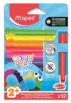 Maped Színes ceruza készlet, háromszögletű, MAPED „Color`Peps Infinity Kidy, 12 különböző szín (864600) - mystock