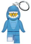 LEGO® Kulcstartó, LED világítással, LEGO "Shark Suit Guy (LGL-KE155) - mystock