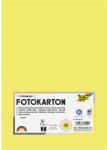  Dekorkarton, 2 oldalas, A4, 300 g, 50 lap, FOLIA, citromsárga (614/50 12) - mystock