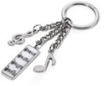TROIKA Kulcstartó, 3 charm dísszel, TROIKA "5. Sinfonie (KR12-05/CH) - mystock