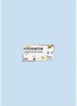  Dekorkarton, 2 oldalas, 50x70 cm, 300 g, 10 lap, FOLIA, jégkék (6139) - mystock