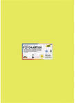  Dekorkarton, 2 oldalas, 50x70 cm, 300 g, 10 lap, FOLIA, lime (6149)