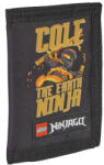 Lego Pénztárca, tépőzáras, LEGO "Ninjago Cole", fekete-mintás (20288-2513) - mystock