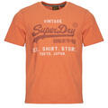 Superdry Rövid ujjú pólók Vl Heritage Relaxed Tee Narancssárga EU M