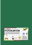  Dekorkarton, 2 oldalas, A4, 300 g, 50 lap, FOLIA, fenyőzöld (614/50 58)