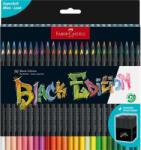 Faber-Castell Színes ceruza készlet, háromszögletű, FABER-CASTELL "Black Edition", 50 különböző szín (116450) - mystock