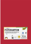  Dekorkarton, 2 oldalas, A4, 300 g, 50 lap, FOLIA, tűzpiros (614/50 20) - mystock