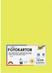  Dekorkarton, 2 oldalas, A4, 300 g, 50 lap, FOLIA, limezöld (614/50 49) - mystock