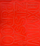  Öntapadós matrica, 5 cm-es, betűlap, ABC második fele, piros (500 - 52P) - tonerpiac