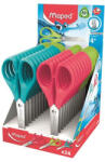 Maped Olló display, iskolai, 13 cm, MAPED "Essentials Pulse", vegyes színek (464212) - tonerpiac