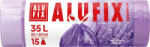 Alufix Szemeteszsák, zárószalagos, 35 l, 15 db, 50x60 cm, 15 , ALUFIX, levendula (MSZH3515VIOLA) - tonerpiac