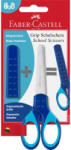 Faber-Castell Olló, iskolai, 13, 5 cm, pengevédővel, FABER-CASTELL, kék (181549) - tonerpiac