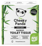 The Cheeky Panda Toalettpapír, bambusz, 3 rétegű, kistekercses, 48 tekercs, CHEEKY PANDA, fehér (PFTOILT48) - tonerpiac