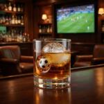 Giftspot Cană cu Formă de Gheață Minge de Fotbal Pahar