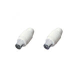 Somogyi Elektronic FS 1819X 1 db koax dugó + 1 db koax aljzat, csavarozható - digibolt