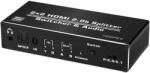 Thunder Germany SWP-202, 2×2 HDMI 4K kapcsoló és elosztó, audió leválasztó + távirányító - thundergermany