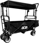 AGA Összecsukható szállítókocsi tetővel MR4612 Fekete (MR4612)