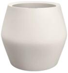 elho June split alacsony műanyag kaspó fehér színben 46 cm