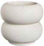 elho Amber roll alacsony műanyag kaspó fehér színben 43 cm