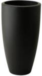 elho June round magas műanyag kaspó fekete színben 30 cm