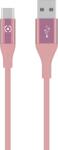 Celly Cablu de date Celly, USB Type-C, 1m, Roz