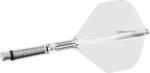 Target Fluturas si tija darts Target K-Shift transparent, fluturas No2 rotativ si tija lunga (TRG410554)