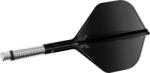 Target Fluturas si tija darts Target K-Shift negru, fluturas No2 rotativ si tija lunga (TRG410548)