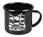 Husky Fém bögre hegyek-fekete